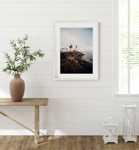 Fine Art Prints - "Lighthouse With Rocks Below" | Coastal Photography Print