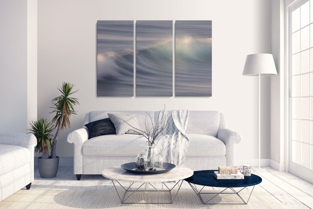 Fine Art Prints - "Morning Light Triptych" | Coastal Abstract Photography