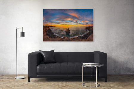 Fine Art Prints - "Sunset Cliffs Pano" | Coastal Photography Prints