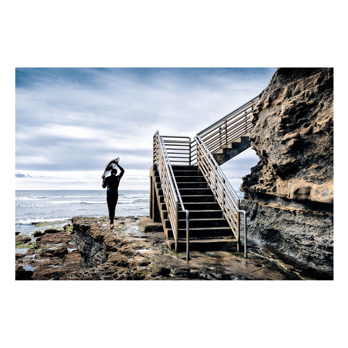 Fine Art Prints - Sunset Cliffs Surfer