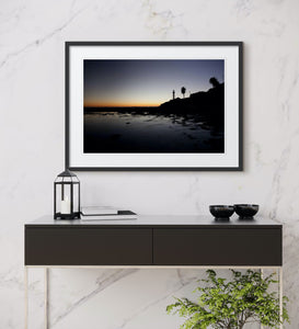 Fine Art Prints - "Sunset Silhouette" | Coastal Photography Print