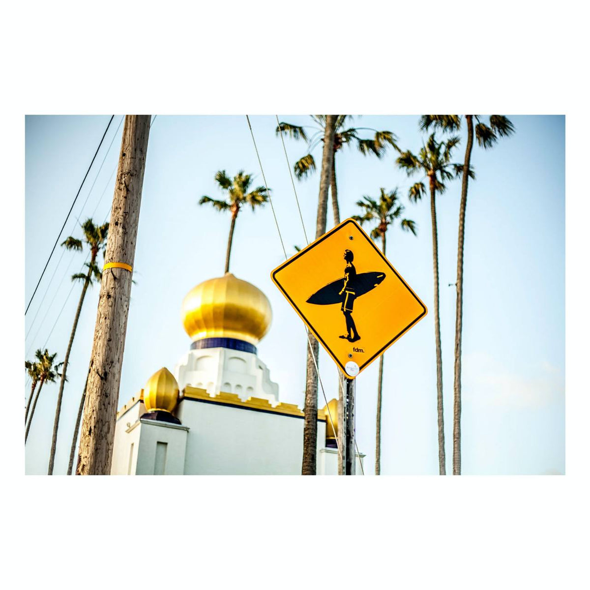 Fine Art Prints - "Surfer's Crossing" | Beach Photo Art