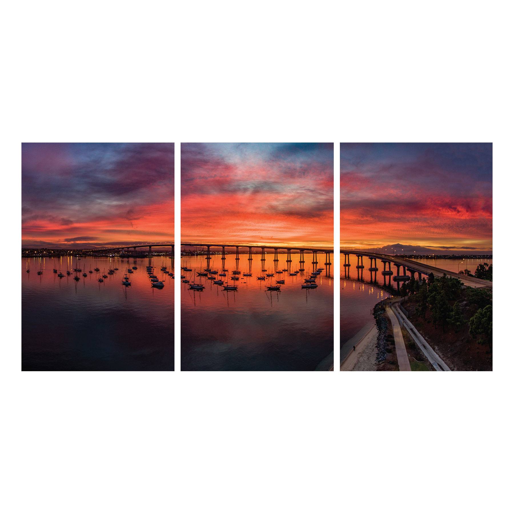 Fine Art Prints - "The Lone Photographer Triptych" | Coastal Photography Prints