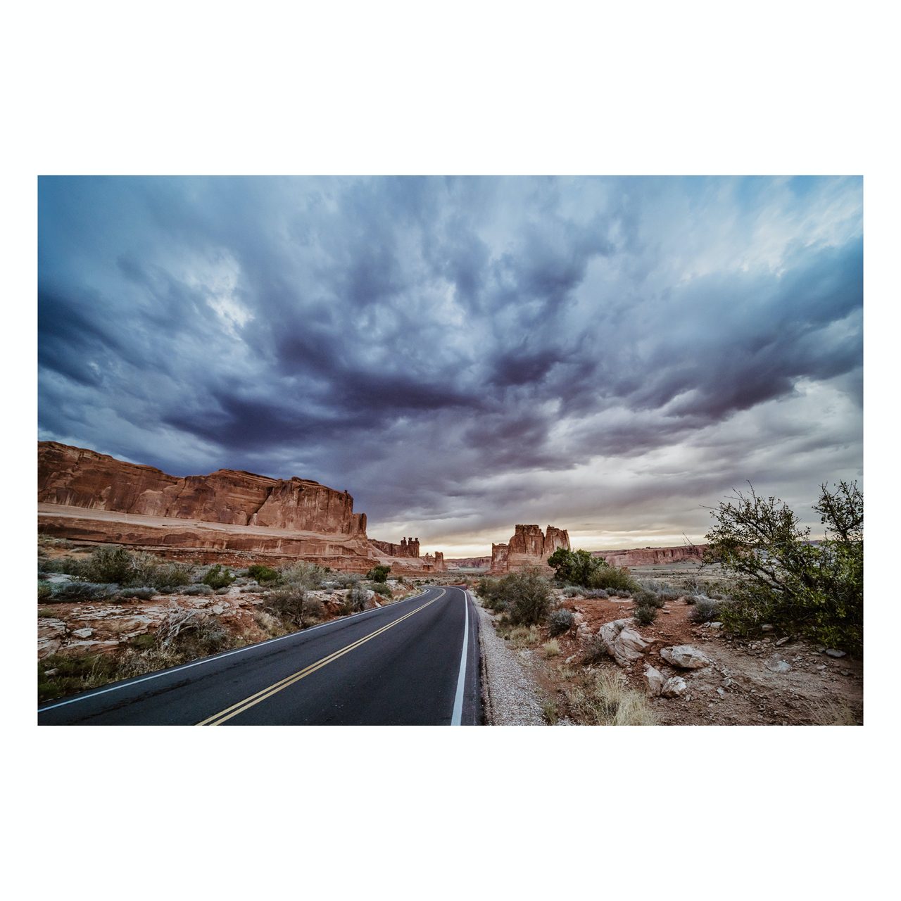 Fine Art Prints - "The Road Through Arches" | Nature Landscape Photography