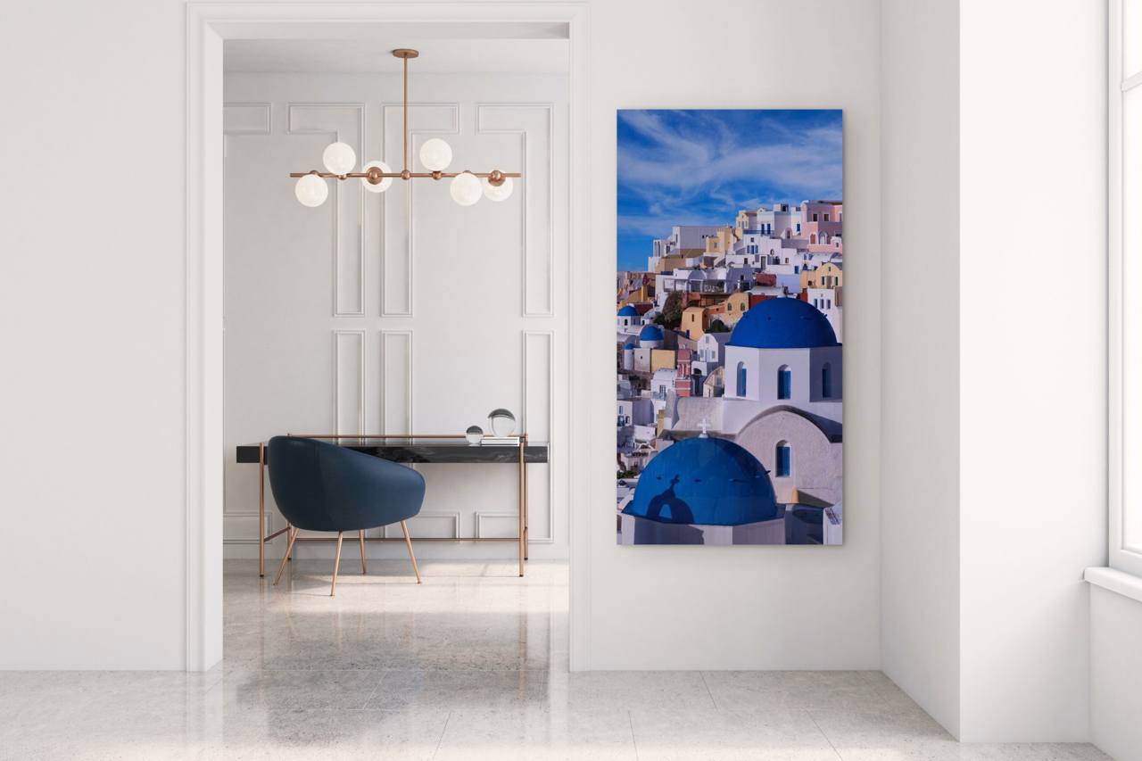 Fine Art Prints - "Vertical Living Santorini" | Travel Landscape Photography