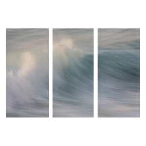 Fine Art Prints - "Wind Wave Triptych" | Coastal Abstract Photography