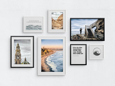 Graphic Art Print - "Into The Ocean" | Graphic Art Print