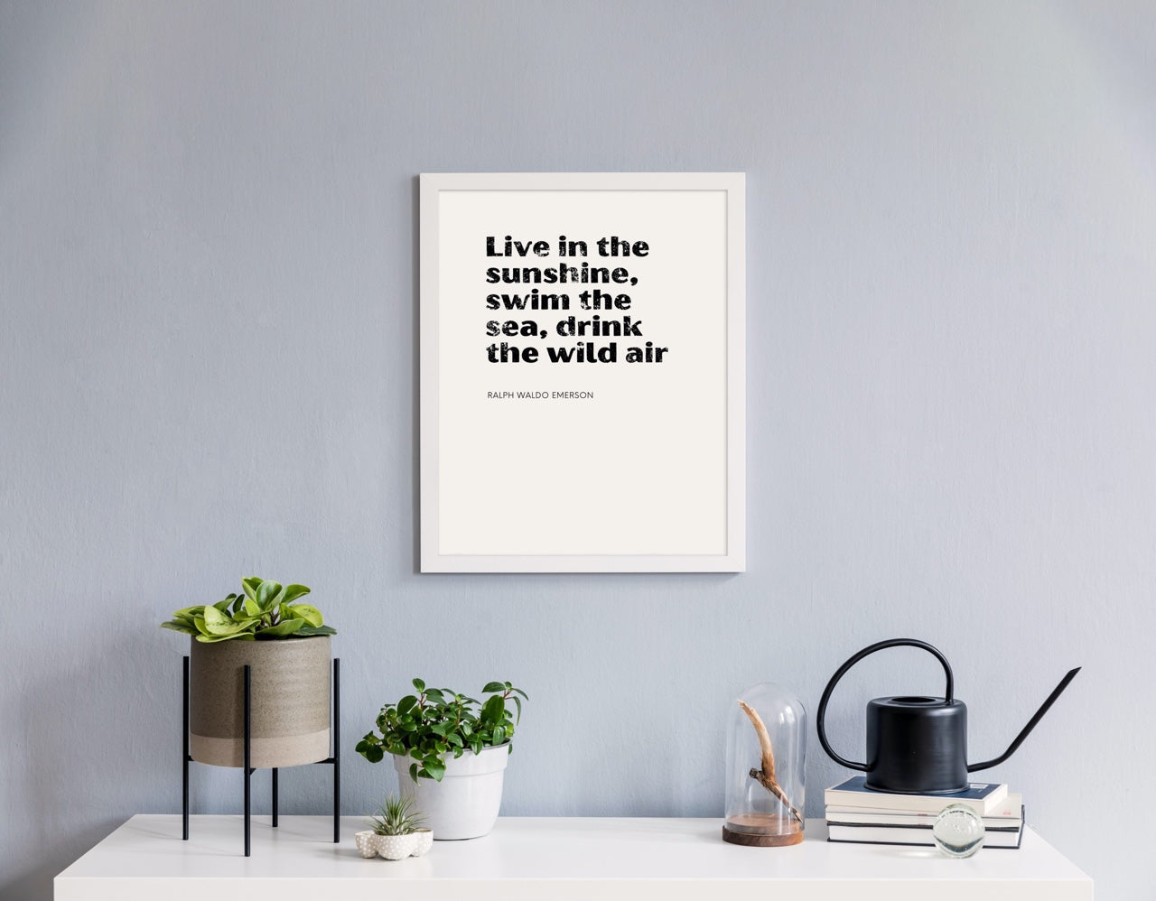 Graphic Art Print - "Live In The Sunshine" | Graphic Art Print