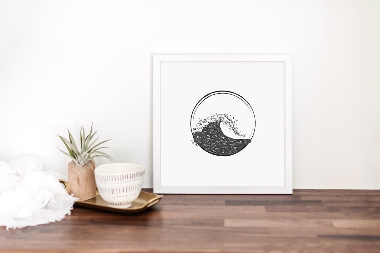 Graphic Art Print - "Swell" | Graphic Art Print