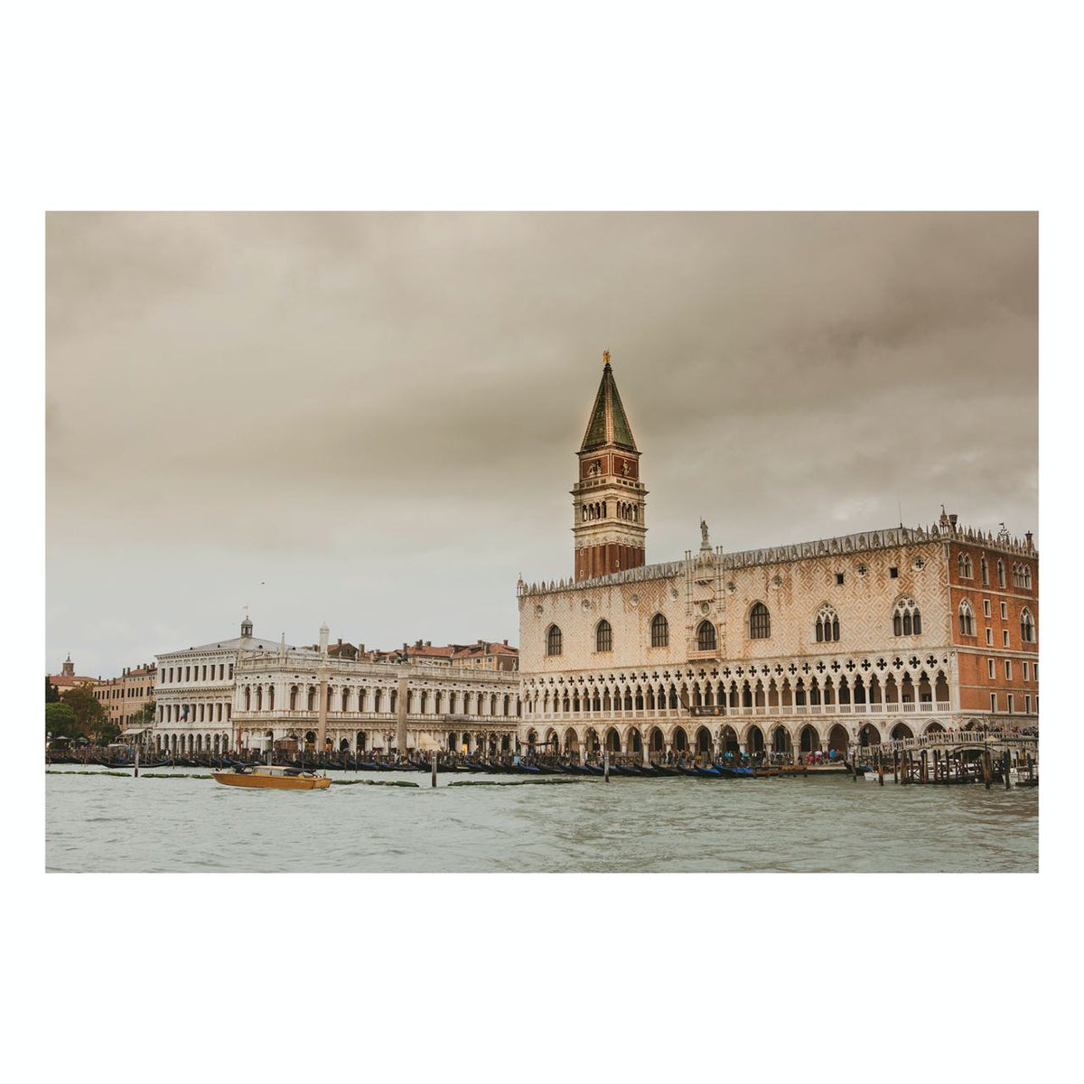 Matted Prints - "Approaching Venice For The First Time" | Matted Print