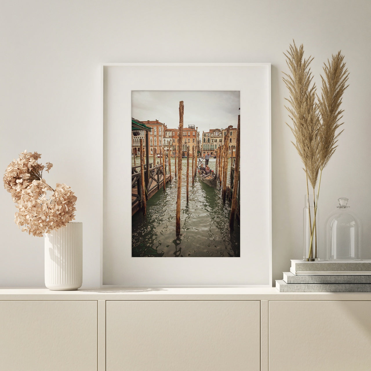 Matted Prints - "Canal, Venice" | Matted Print