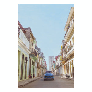 Matted Prints - "Powder Blue Beauty In Cuba" | Matted Print