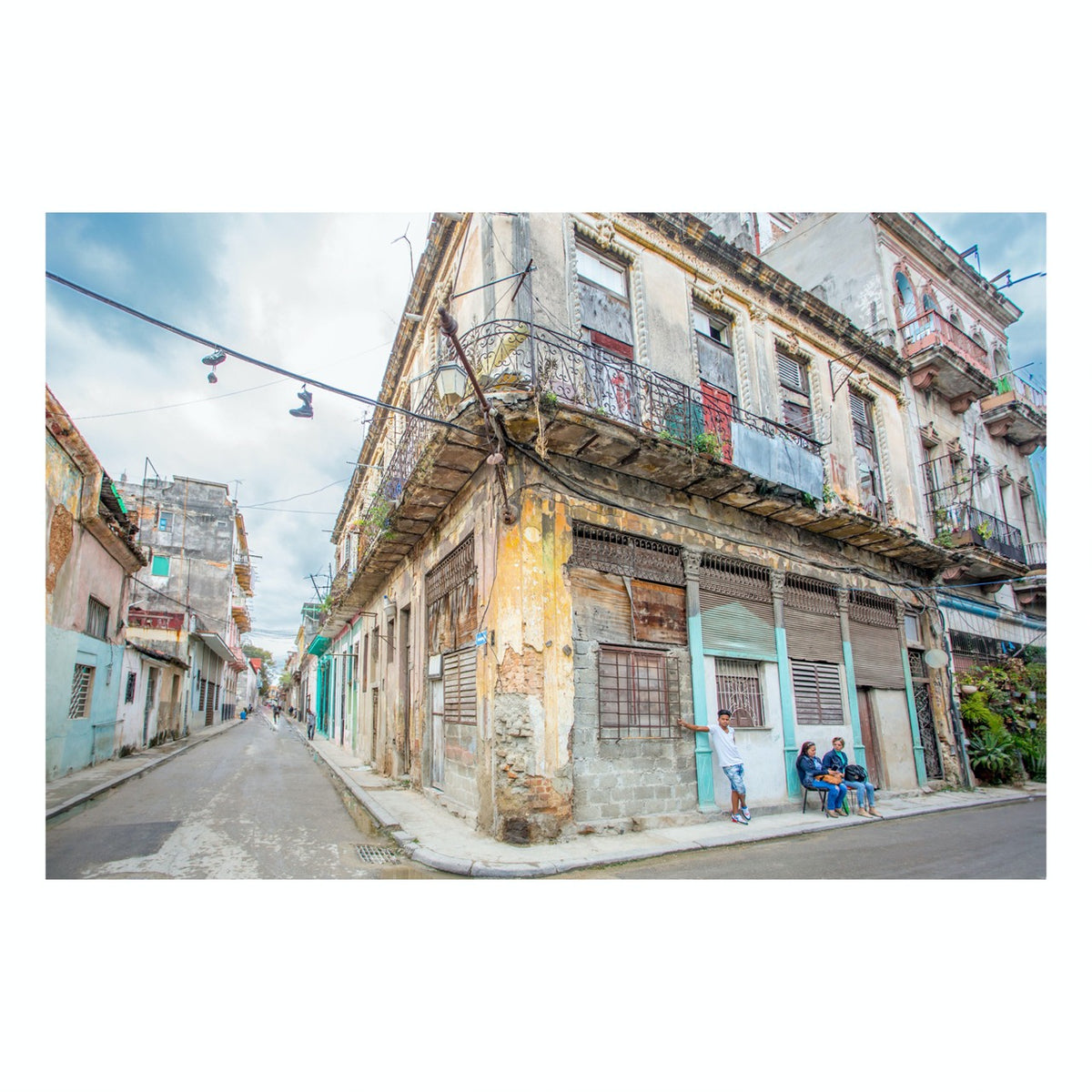 Matted Prints - "Streets Of Old Havana" | Matted Print