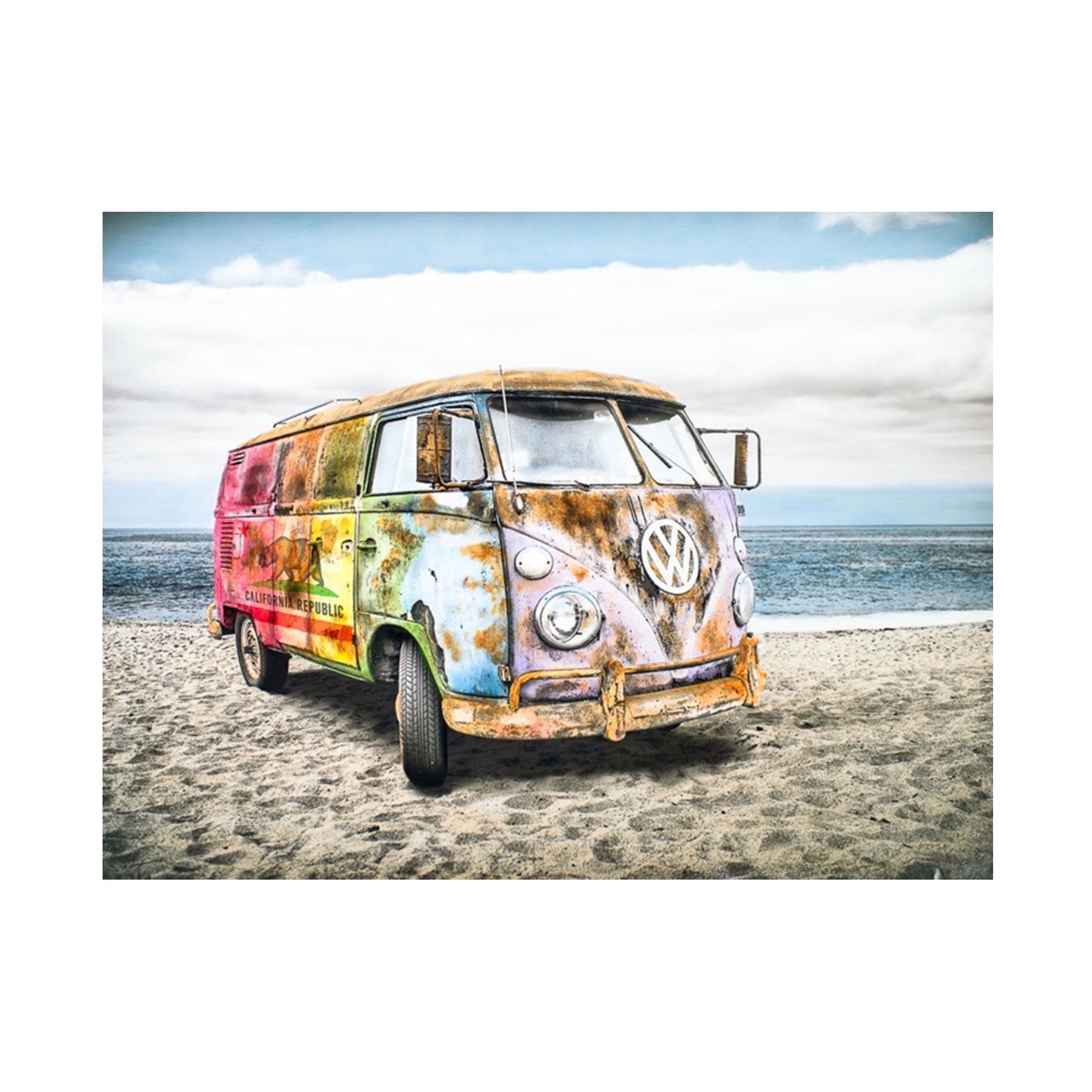 Matted Prints - The California Bus