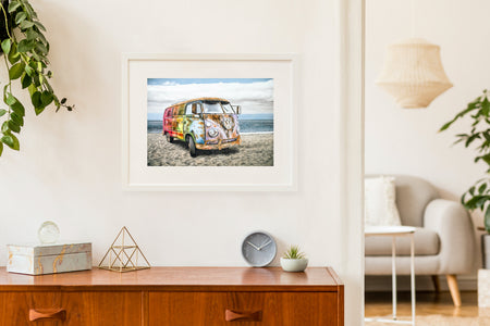 Matted Prints - The California Bus