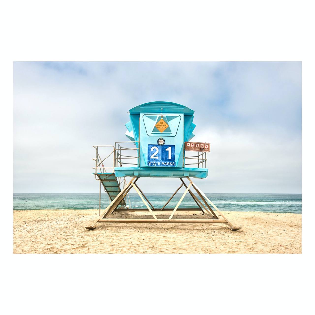 Matted Prints - "Tower 21 II" | Beach Photography Prints