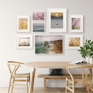 4-Piece Light Oak Wood Gallery Wall Picture Frame Set + Reviews