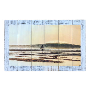 Wood Art Print - "Afternoon Glow" | Wood Surf Wall Art