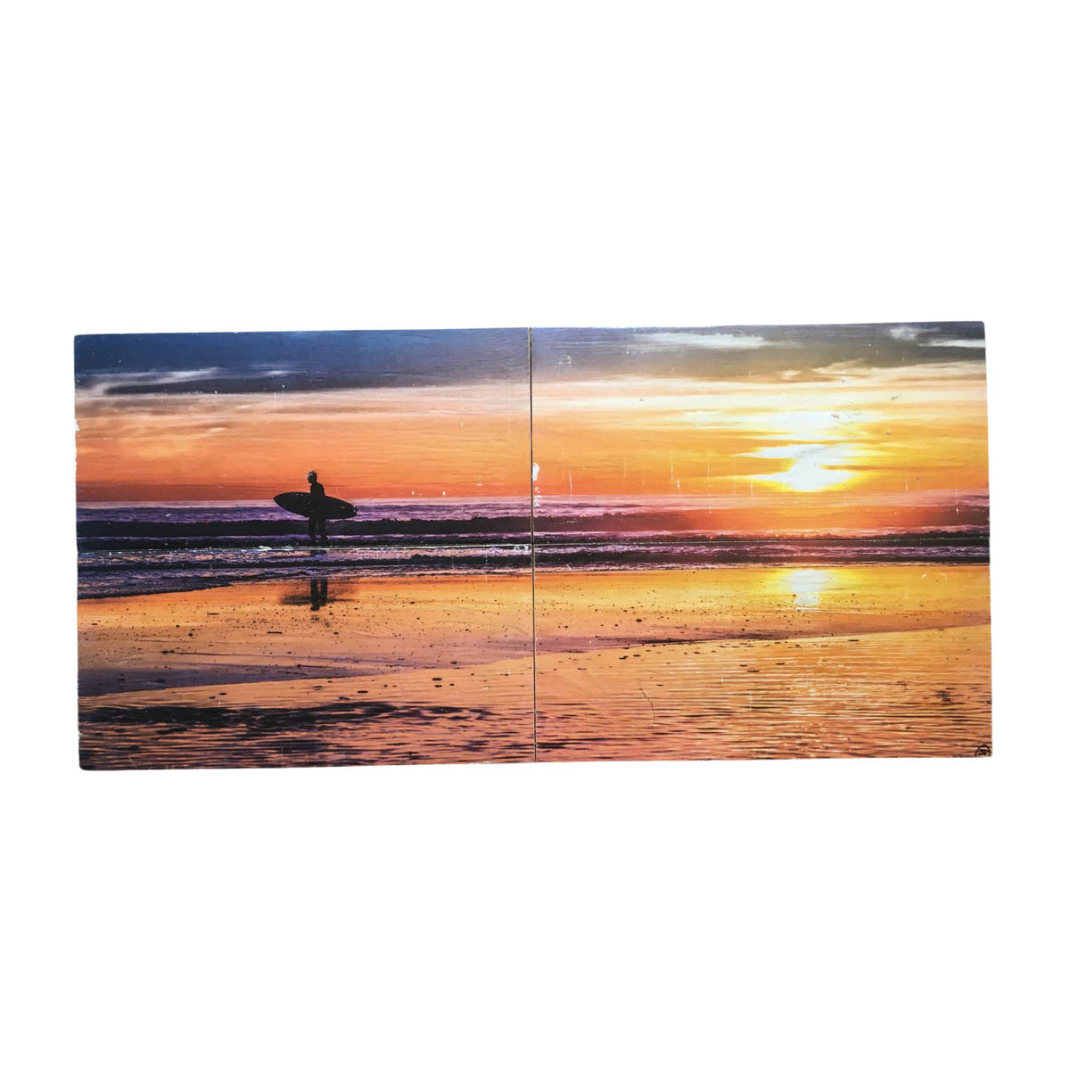 Wood Art Print - "Heading Home"| Wood Surf Wall Art