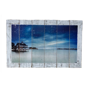 Wood Art Print - "Shades Of Blue"| Wood Wall Art