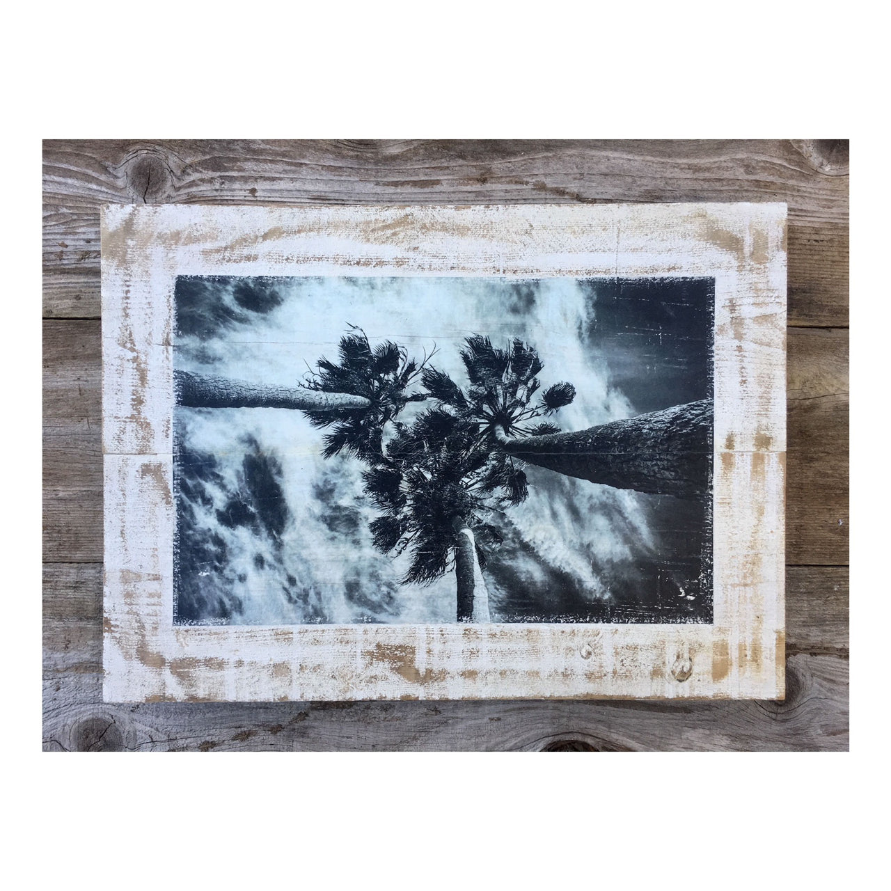 Wood Art Print - Three Palms